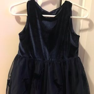 Blue holiday dress